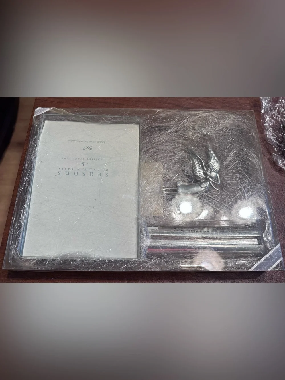 Serenity Silver Angel Decorative Picture Frame